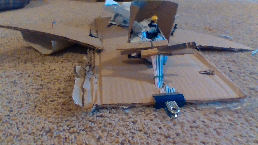 Cardboard car