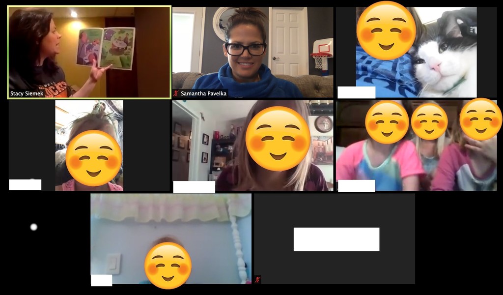 Zoom Participants in 1st Grade Zoom Meeting