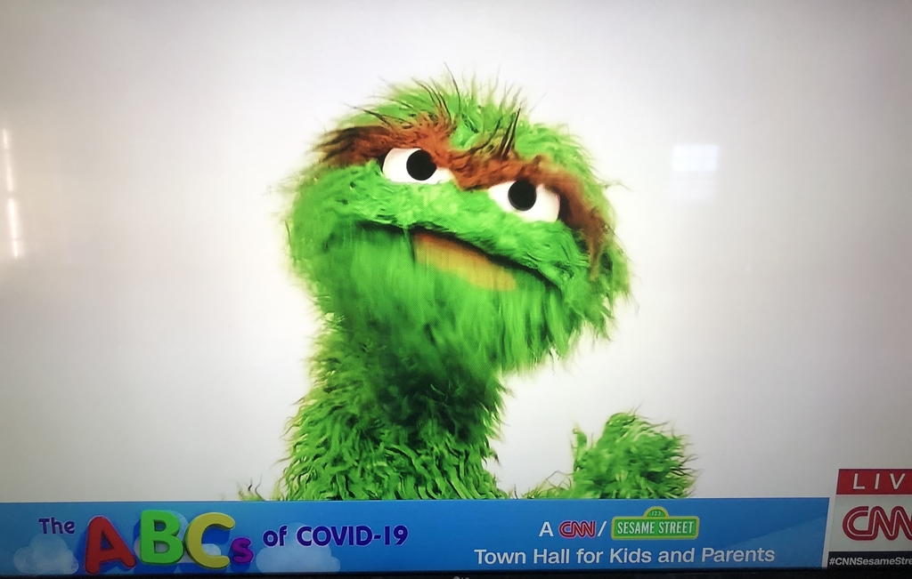 Sesame Street Town Hall Meeting 9 am today.