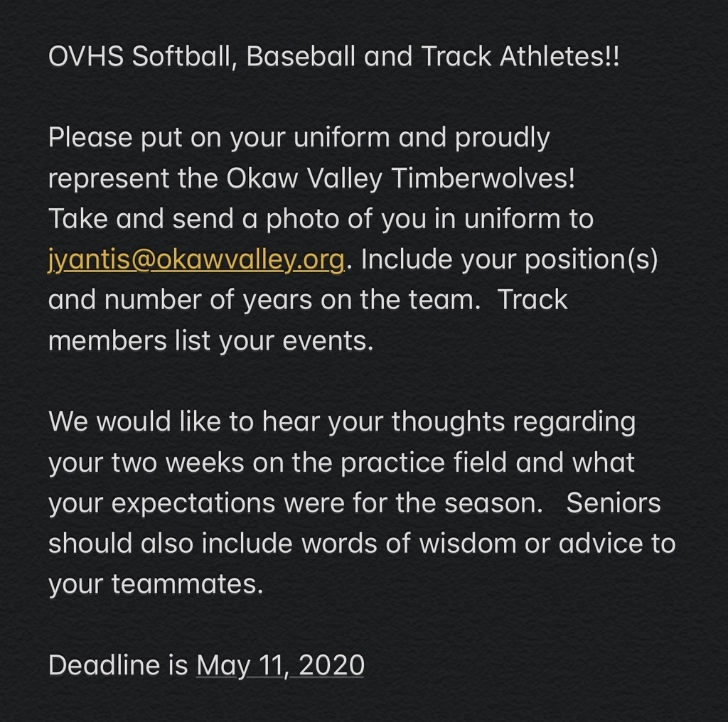 Spring athletes 2020