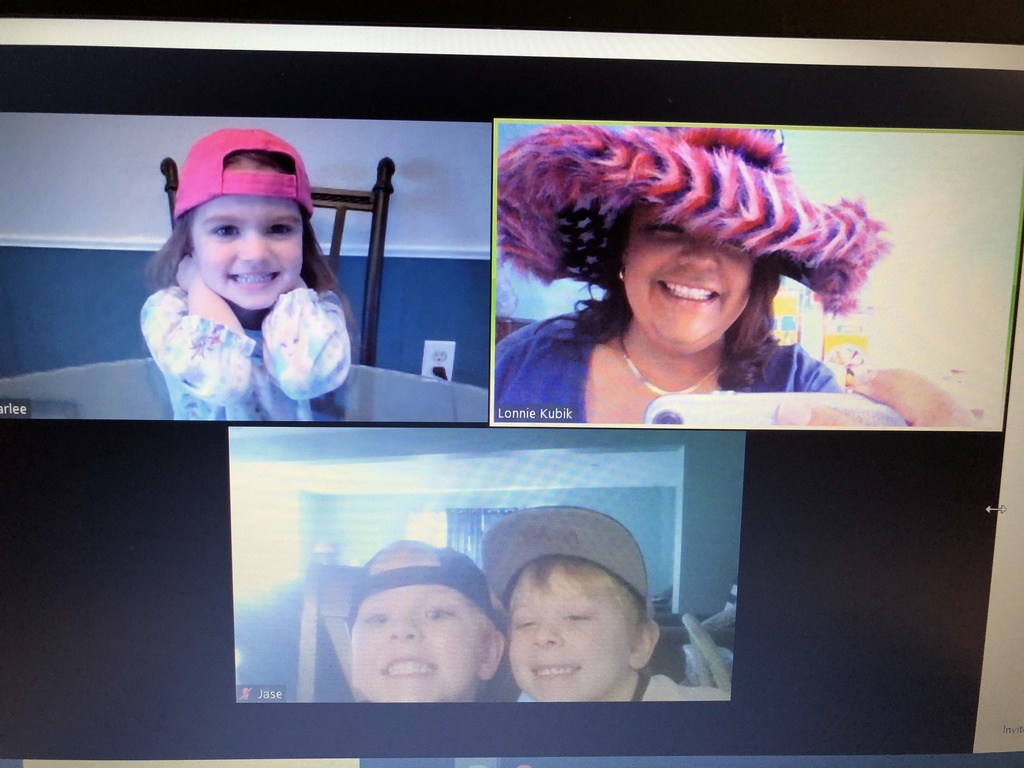 Mrs. Lonnie's 4 year old's crazy hat day!!