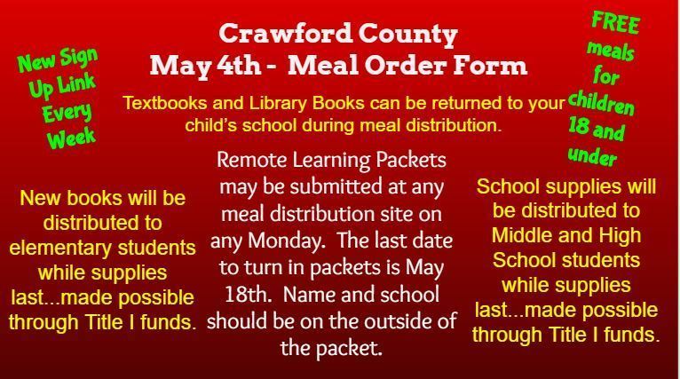 Meal Sign Up/Book Returns