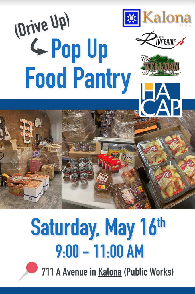 pop up pantry for May 16, 2020