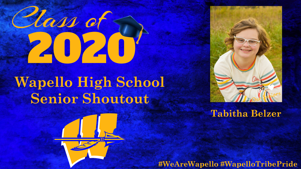 Senior Shoutout - Tabitha Belzer