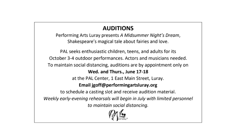 Audition Announcement