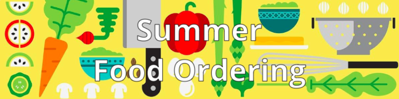 Summer Food Order graphic