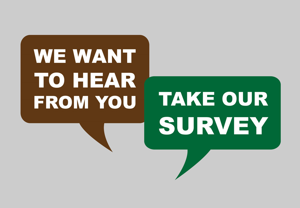 take our survey