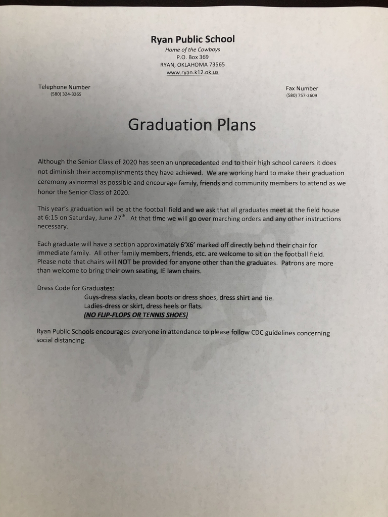 Graduation plans