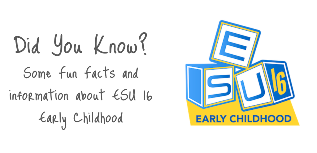 ESU 16 Early chidhood infomercial