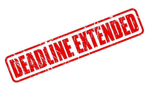 deadline extended