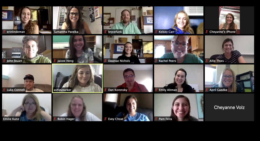 Zoom Photo of New Teacher Academy Participants