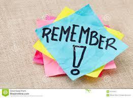 Remember