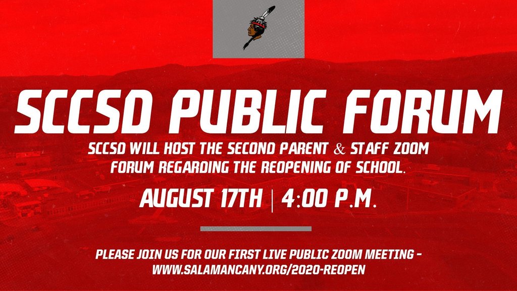 SCCSD REopening Community Forum Meeting Notice