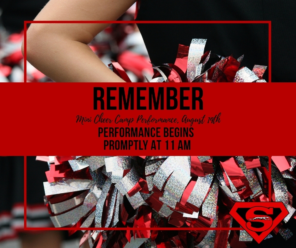 mini cheer performance starts at 11 tomorrow