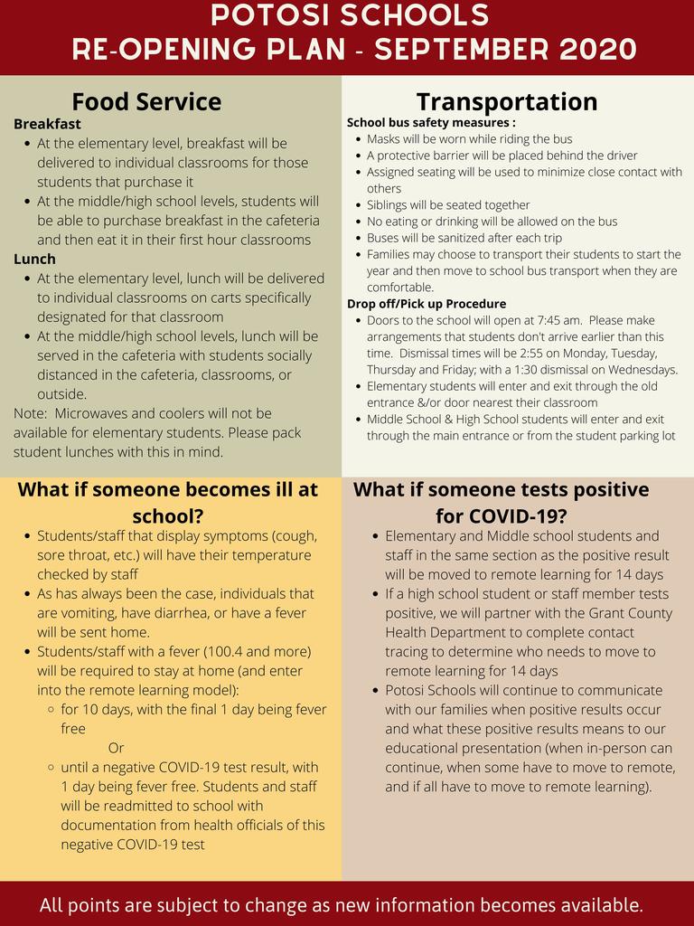 August 18 Reopening Plan page 2