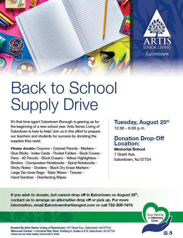 Back to School Supply Drive