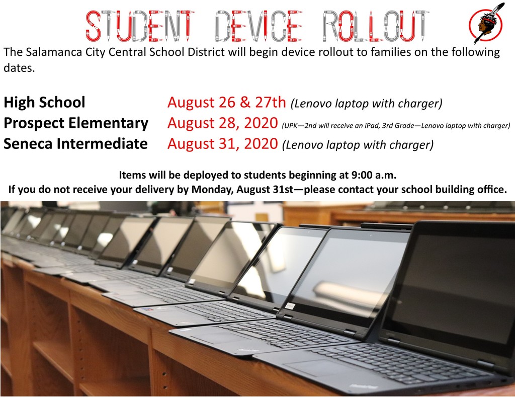Device Rollout - 2020-2021 School Year poster
