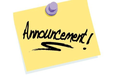 Announcement