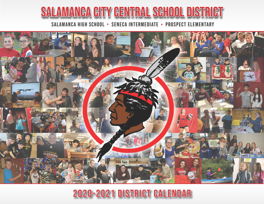 2020-2021 Multi-Page Calendar Cover with student photos