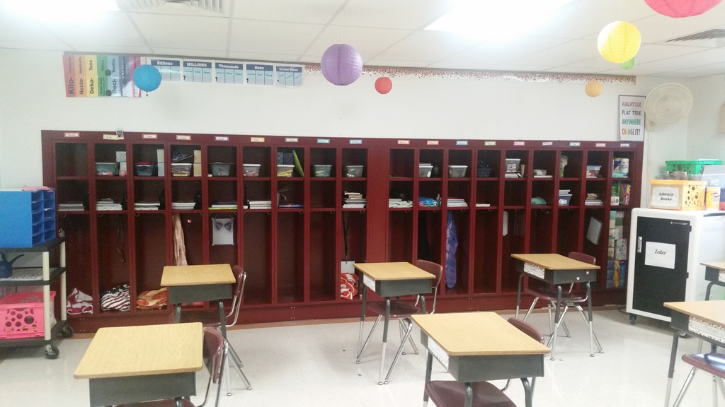 Lockers completed