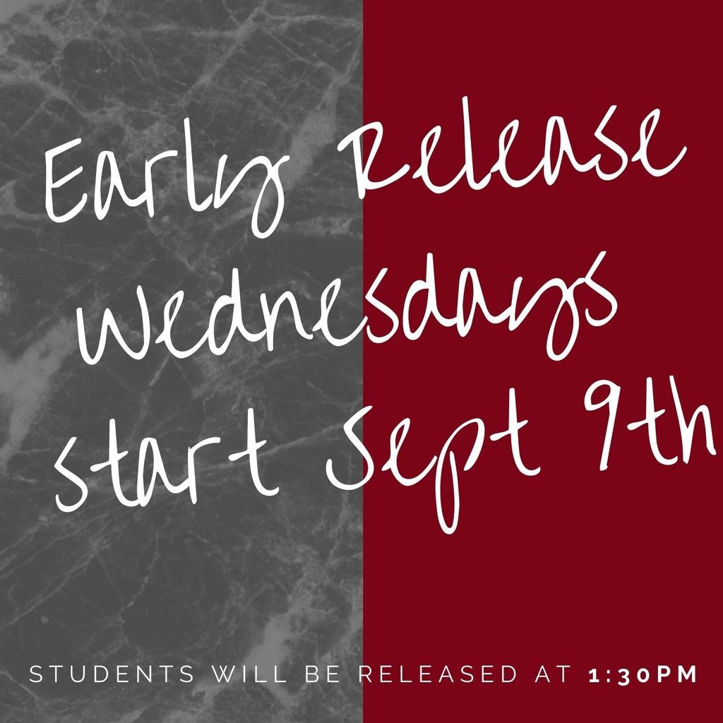 Early Release Reminder