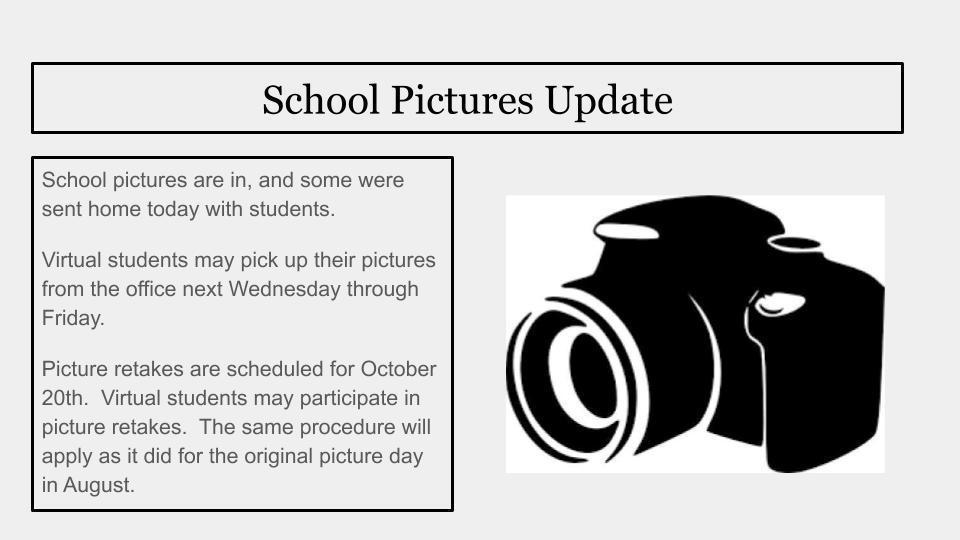 School Pictures Update