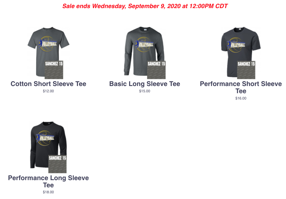 Volleyball Shirts