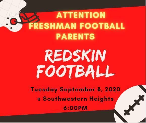 ATTENTION FRESHMAN FOOTBALL PARENTS