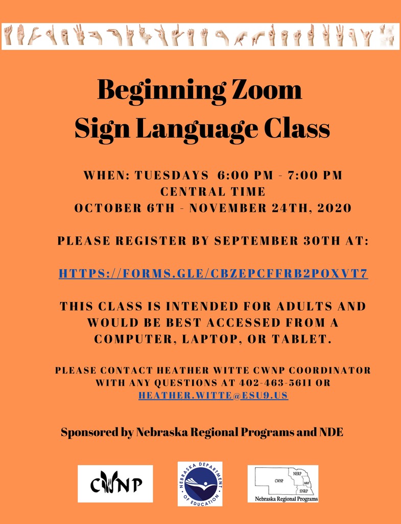 Zoom Sign Language