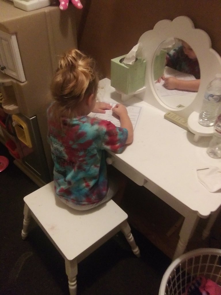 Student Working