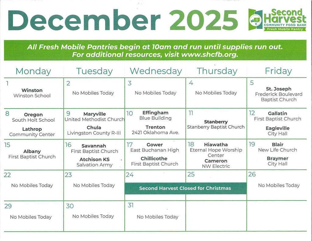 December 2nd Harvest 2025