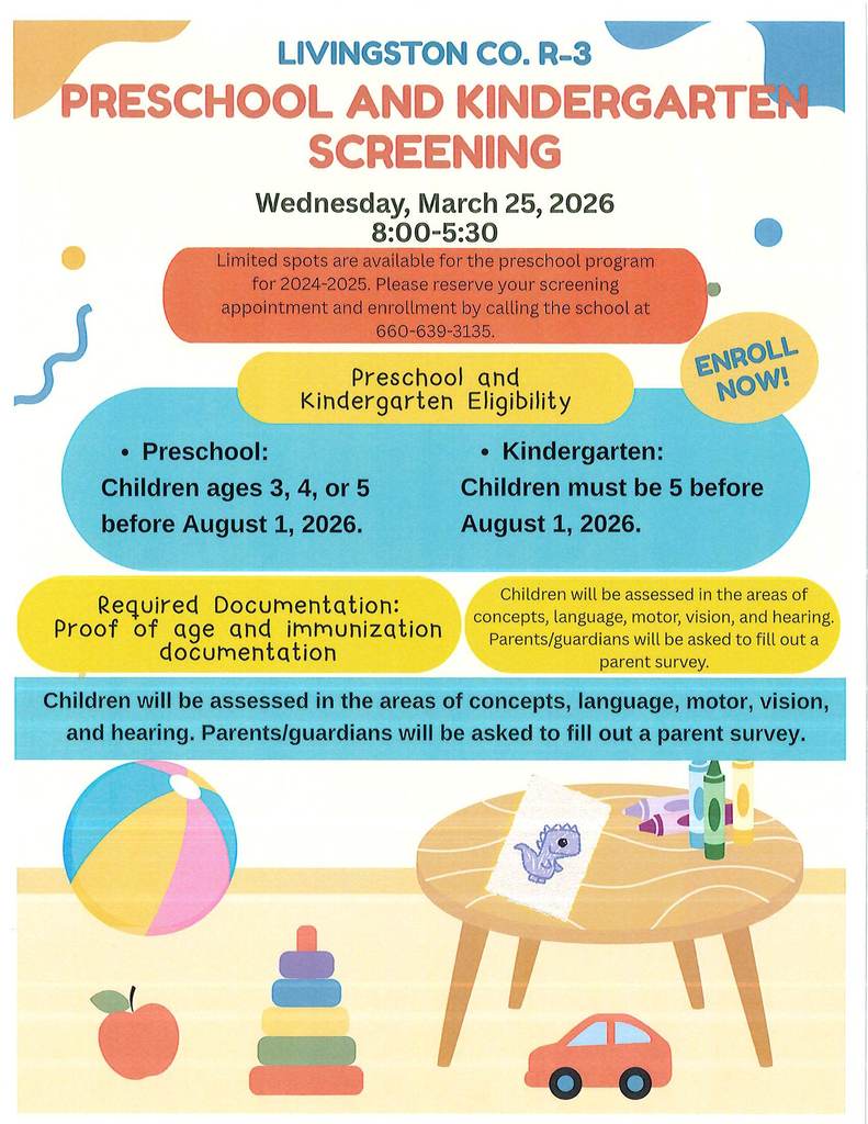 Preschool Screening March 25, 2026