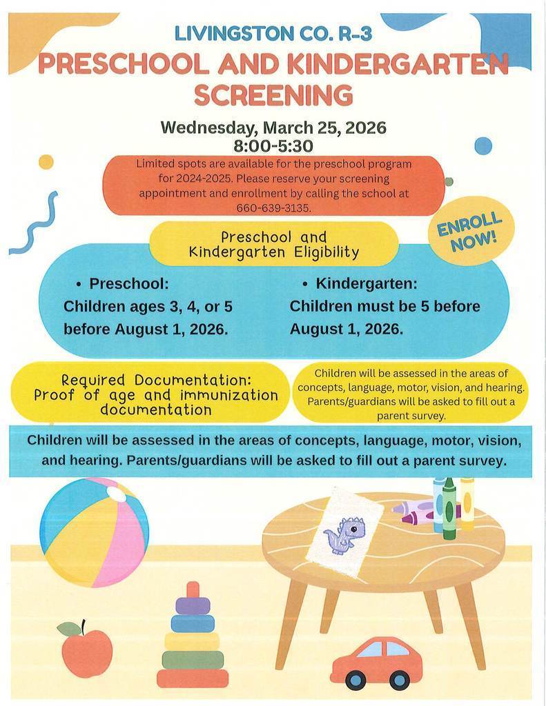Preschool Screening  March 25, 2026