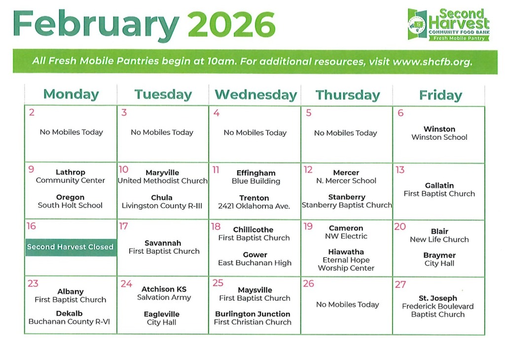 Mobile Food Pantry February 10, 2026