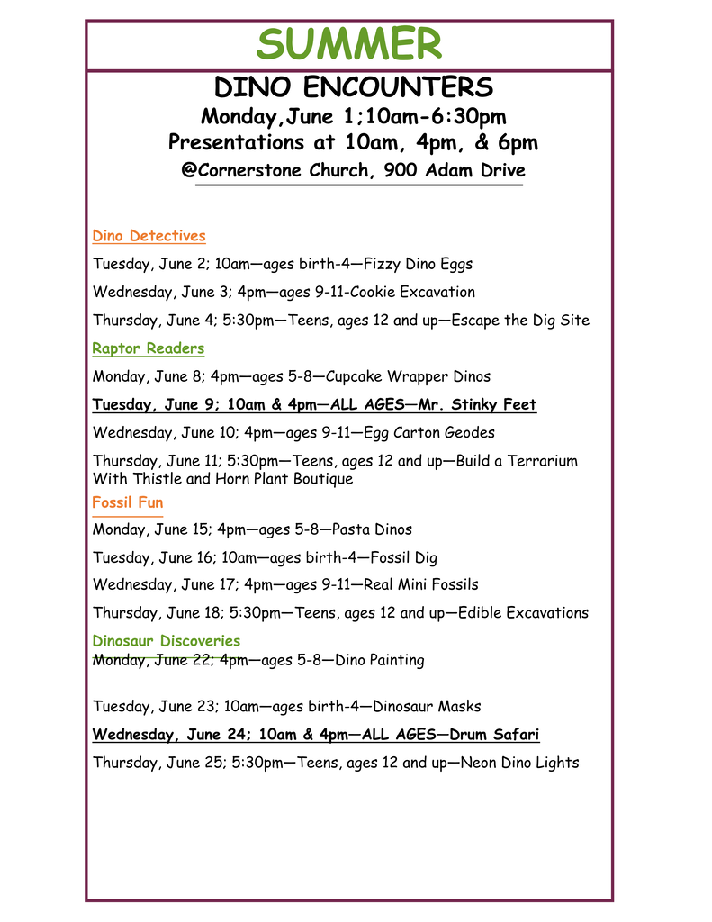 Lillian DeMarias Summer Youth Reading Program 2026