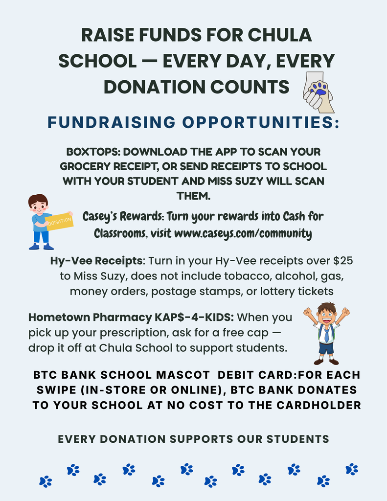 Fundraising Opportunities for Chula School