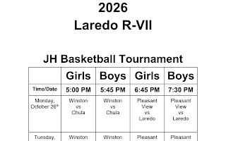 Laredo Basketball Tournament October 2026