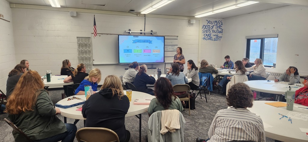 LESA (Brighton) Autism Consultant Jill Leutze provides professional development to para-educators. 