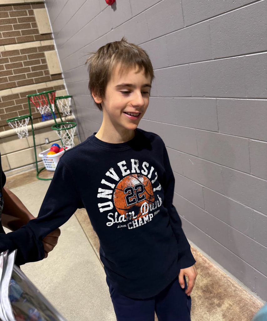 A student during adaptive PE class