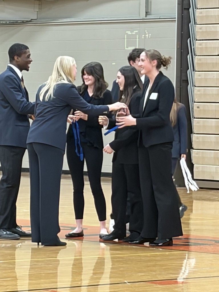 Awards ceremony for health occupations students