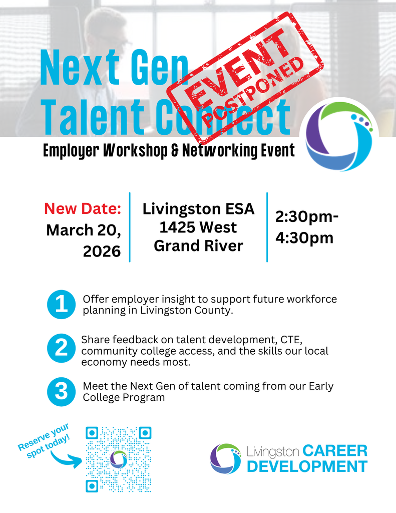 Next Gen Talent Connect flier