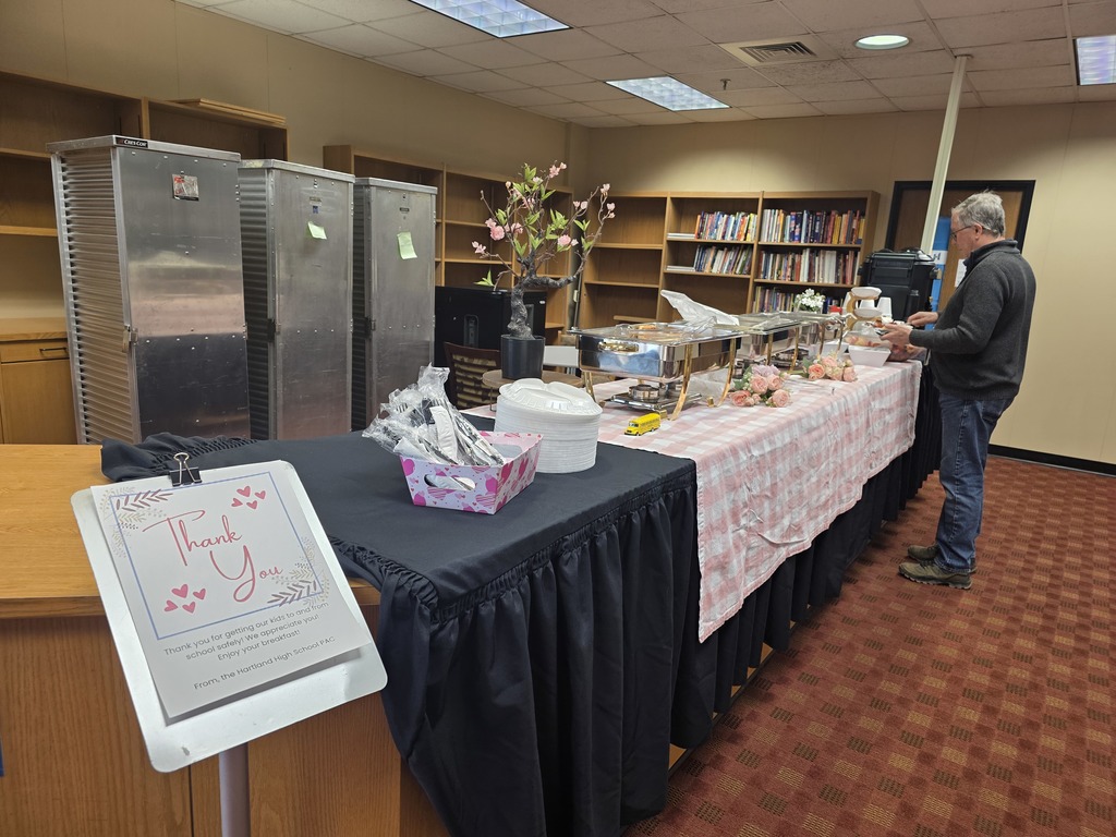 A delicious row of food set up as a thank you