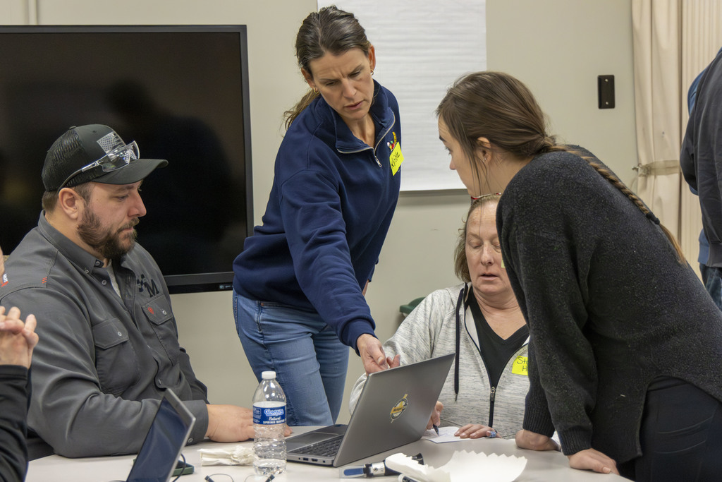 Teachers working with CAT 