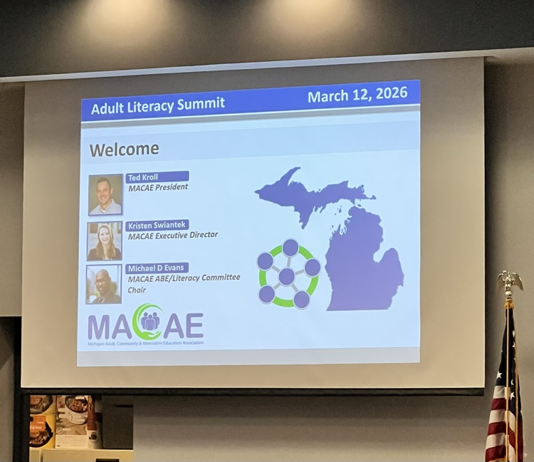 Computer screen showing a meeting agenda