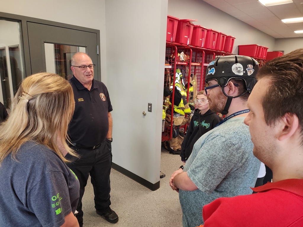 The Fire Chief answering questions from learners.