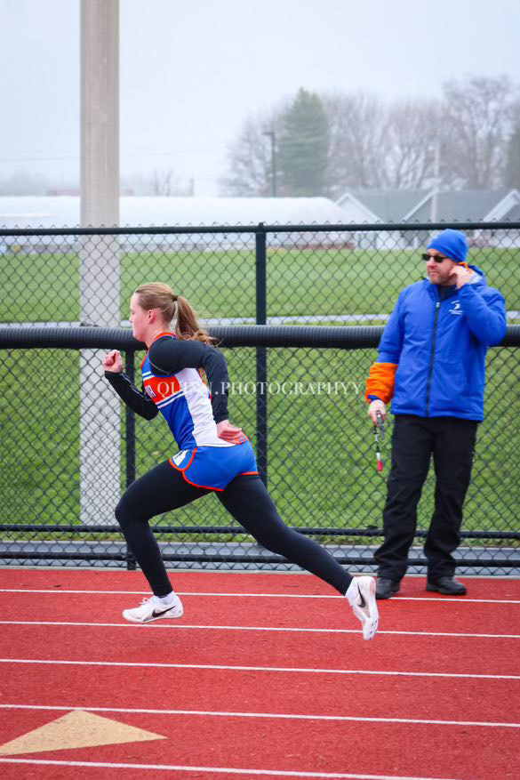 student running