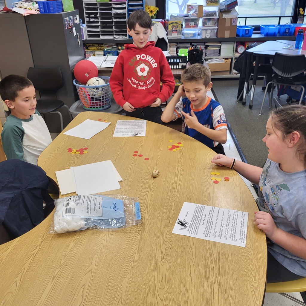 students playing dreidel