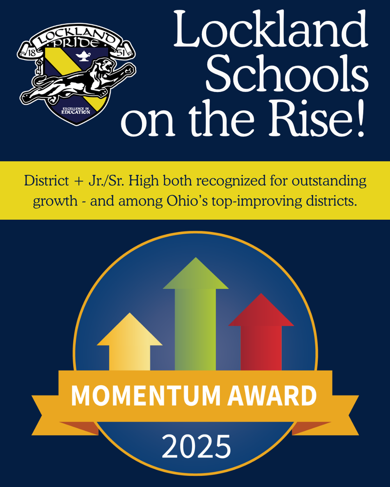A graphic featuring Lockland's Momentum Award