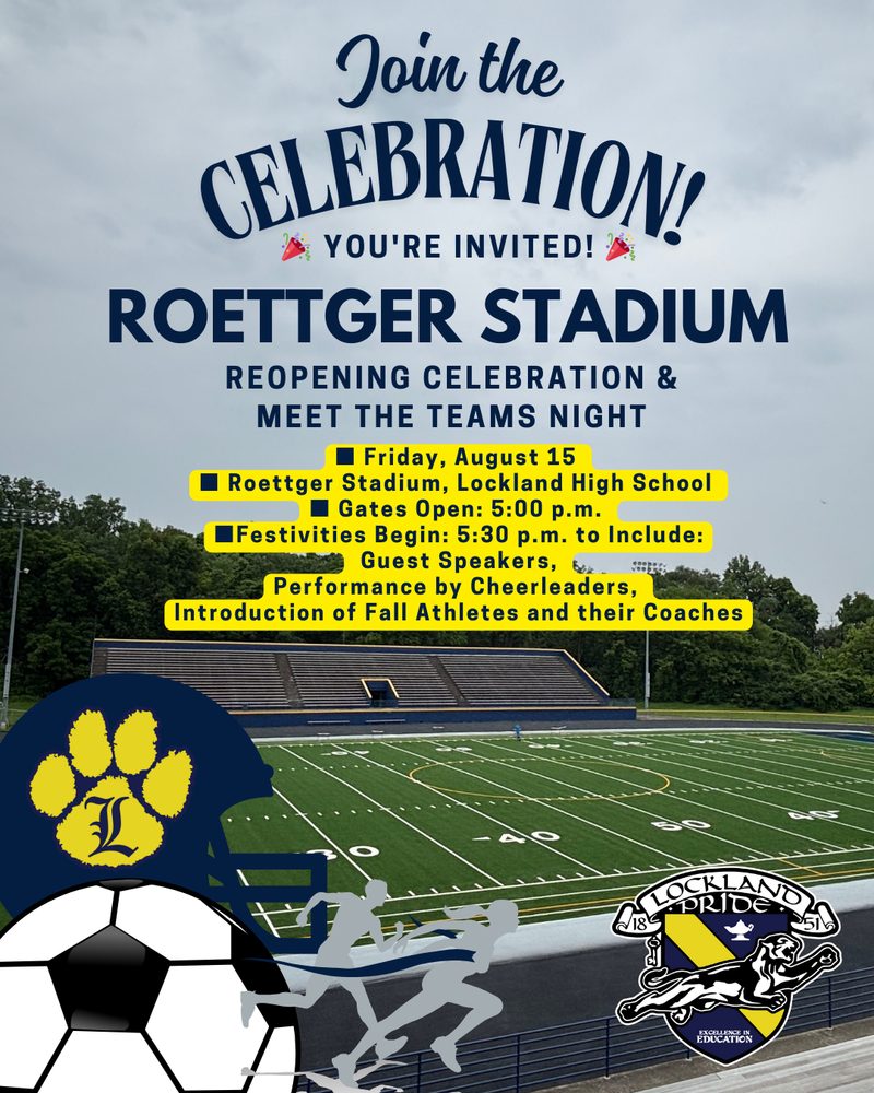 join the celebration graphic for stadium reveal