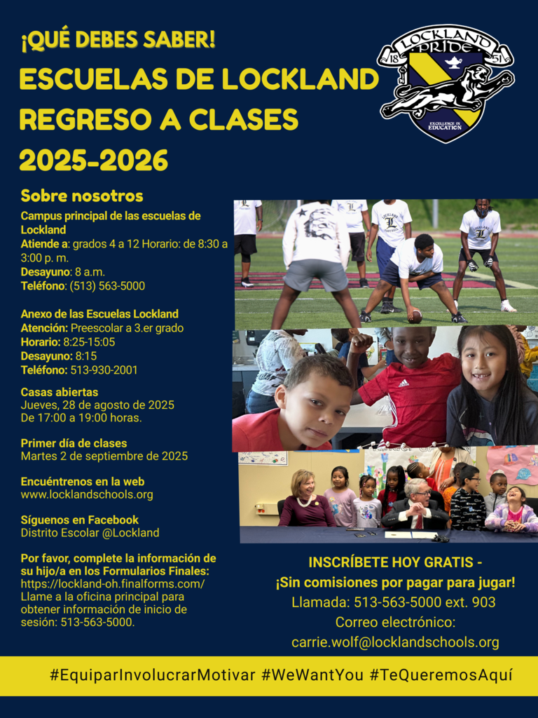 back to school flyer spanish